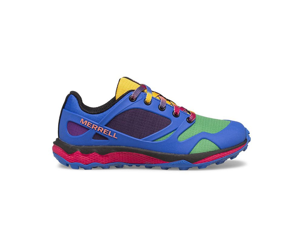 Merrell Sneakers Blue/Green - Altalight Low Print - Kids 10OMTHGXY